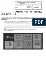 Kennet Tomas Pinto Perez GRADO: 11: Colegio Técnico Vicente Azuero Sede D