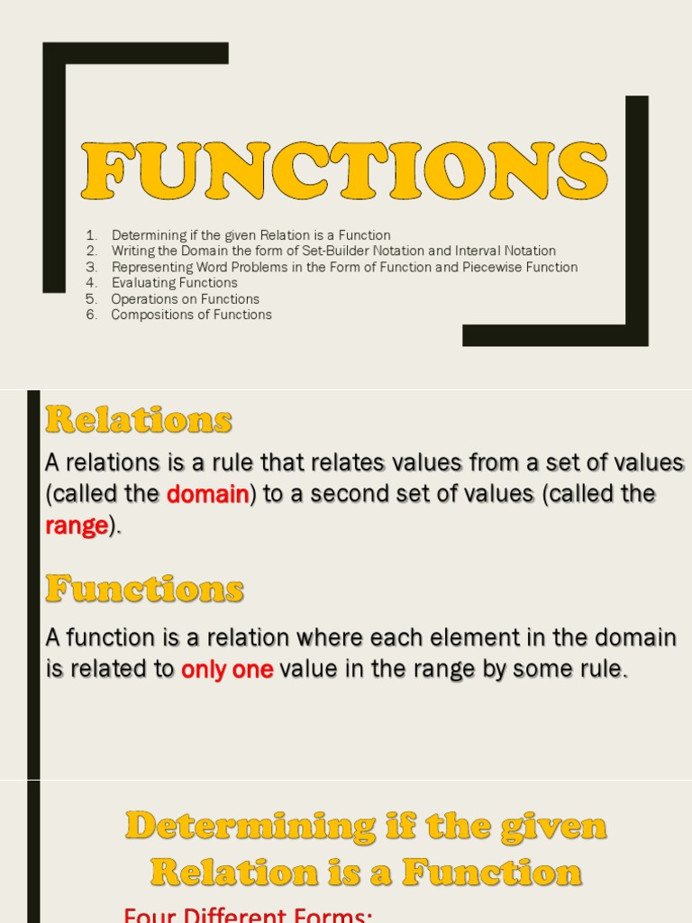 R1 - Functions | Download Free PDF | Function (Mathematics) | Mathematics