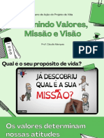 Definindo Valores, Missão e Visão