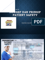 Konsep Dan Prinsip Patient Safety