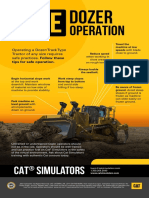 CatSimulators Infographic Safe Dozer Operation