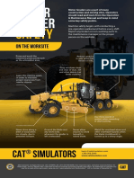 Cat Simulators Motor Grader Safety Infographic
