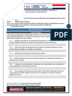 Educación para La Seguridad Vial 1er. Curso Plan Específico Retroa. 4 30 de Octubre 2020