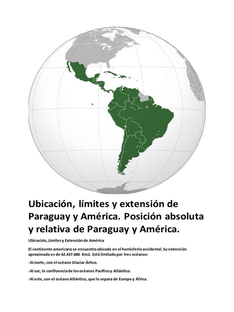 Límites Del Paraguay Con Bolivia – HIUSVZ