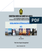 Keselamatan Ketenagalistrikan - 8 September 2022