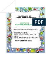 Proyecto Arroyo Blanco Lectura Por Placer