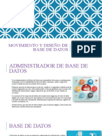 Movimiento y Diseño de Base de Datos