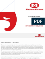 Muthoot Finance Q1 FY 2022 Results