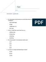 Astronomy Test Questions