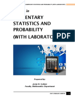 Module in Elementary Statistics and Probability With Laboratory