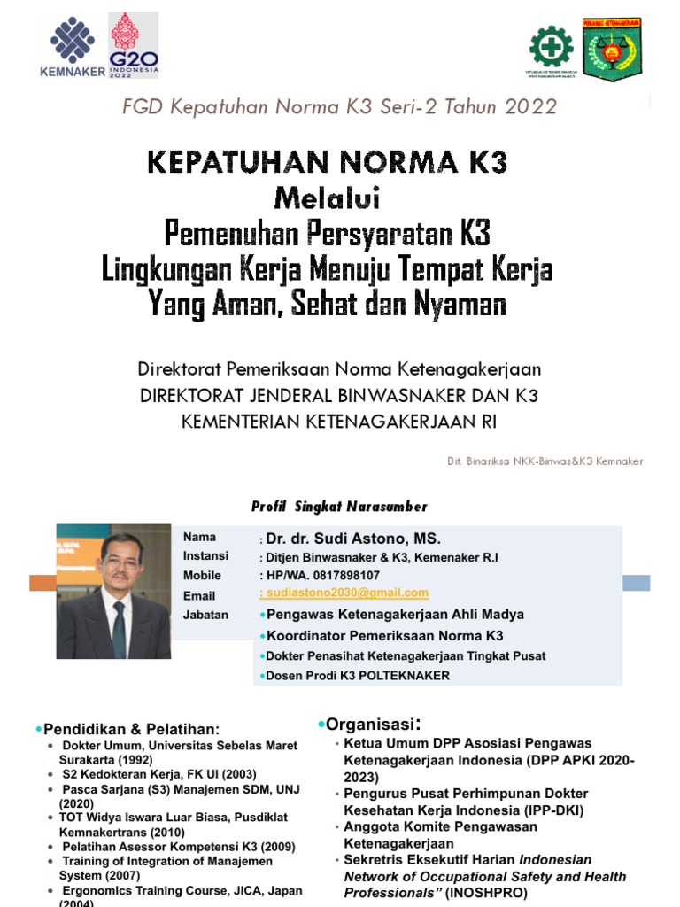 Kepatuhan Norma k3 Lingker Bina Riksa @sa20220302 | PDF