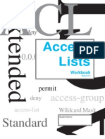 Access Lists Workbook - Student Ed