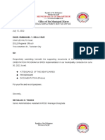 MacArthur Leyte SPES TUPAD documents submission