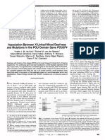 Association Between X-Linked Mixed Deafness and Mutations in The POU Domain Gene POU3F4