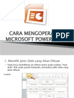 Cara Mengoperasikan Microsoft Power Point