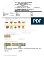 Soal Pas Kls 2 Tema 3 2021