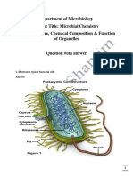Answer Structure, Chemical Composition & Function of Organelles