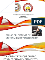 Fallas Del Sistema de Enfriamiento y Lubricacion