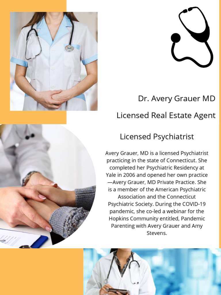 Dr. Avery Grauer: Psychiatrist & Agent | PDF | Doctor Of Medicine ...