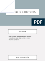 Historia y Derecho