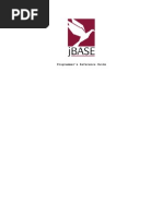 Jbase3 XProgrammersReferenceManual