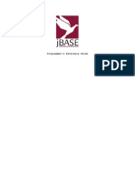 Jbase3 XProgrammersReferenceManual