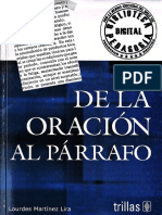 DE LA ORACIÓN AL PÁRRAFO (Libro)