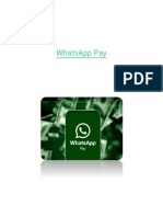 WhatsApp Pay Project 2 Manish Singh