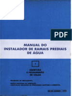 ABES Manual do instalador de ramais prediais de água