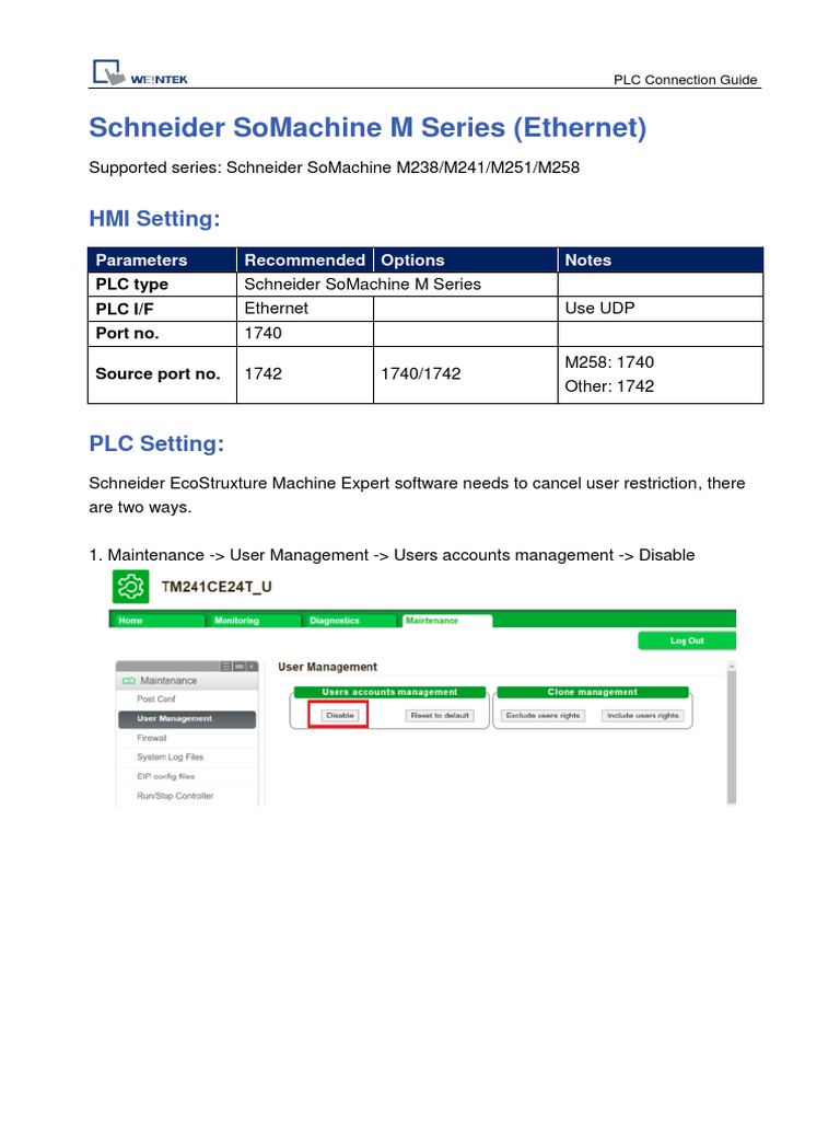 Schneider SoMachine M Series PDF 64 Bit Computing