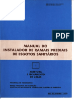 ABES Manual do instalador de ramais prediais de esgoto