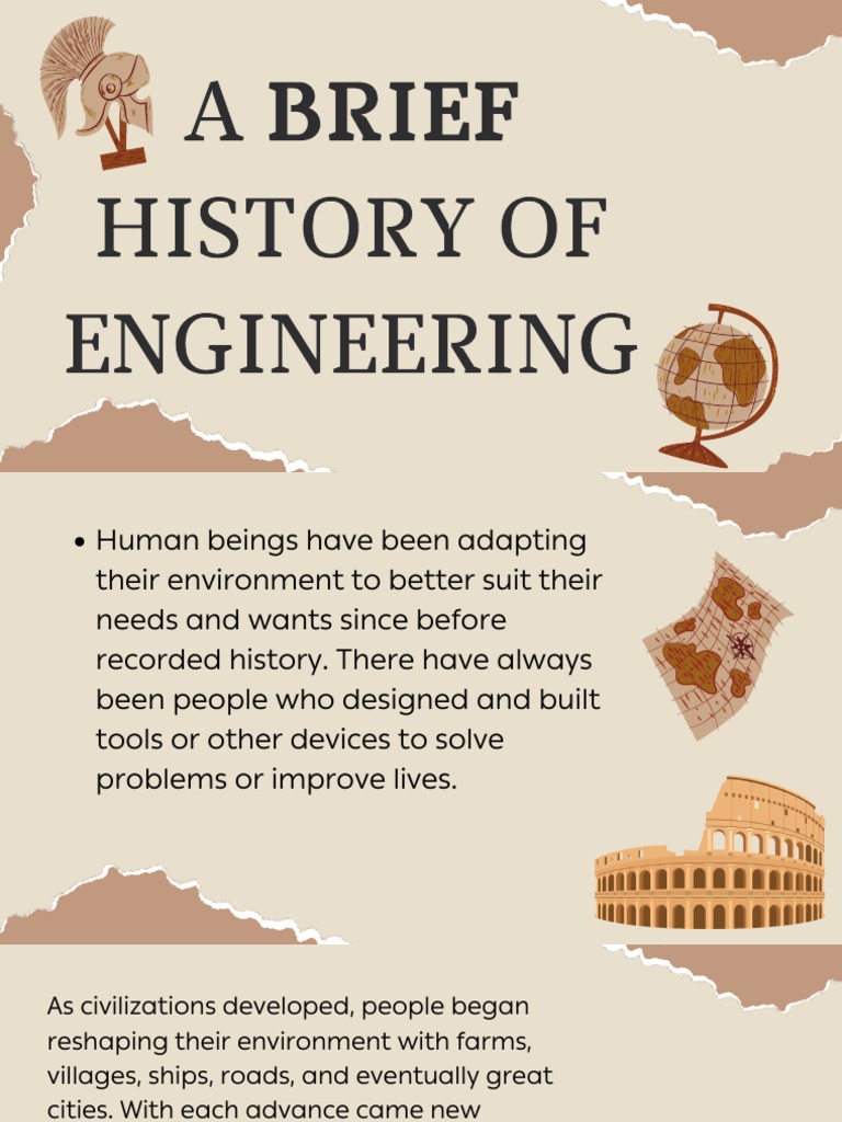 A brief history of engineering PDF Engineering Engines