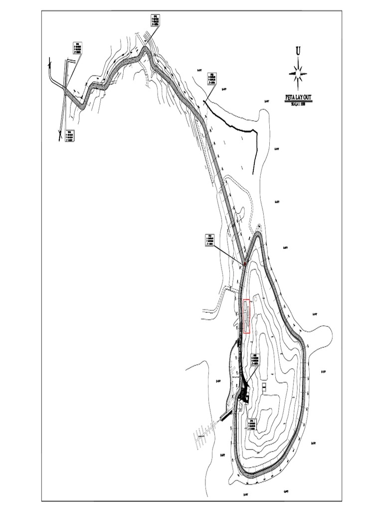 Lay Out Rencana Jalan Dan Tapak Bangunan-Model | PDF
