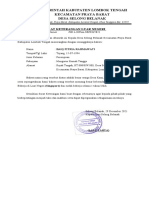 Surat Keterangan Luar Negeri Pemerintah Kabupaten Lombok Tengah