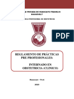 Reglamento Del Internado Clinico y Internado Rural 2020