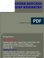 Dampak Bencana Terhadap Kesehatan - PPT Pert 2