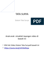 Media Pertemuan Ke Satu KD.3.11 Tata Surya