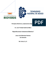 Especificaciones Conductores Eléctricos