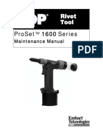 Pop Proset 1600 Maintenance Manual