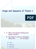Usage and Sequence of Tense 1