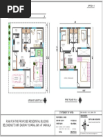 G+1 Residential Building Design Plan | PDF | Houses | Buildings And ...