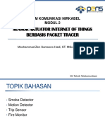 Sensor Aktuator IoT Packet Tracer