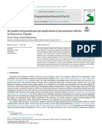 Air Quality and Greenhouse Gas Implications - 2021 - Transportation Research Par