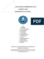 Makalah Asuhan Keperawatan Pasien Gor Keperawatan Jiwa: Diploma Iii Akademi Keperawatan Pemerintah Kabupaten Ponorogo