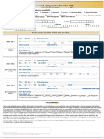 HDFC Bank Credit Card Form