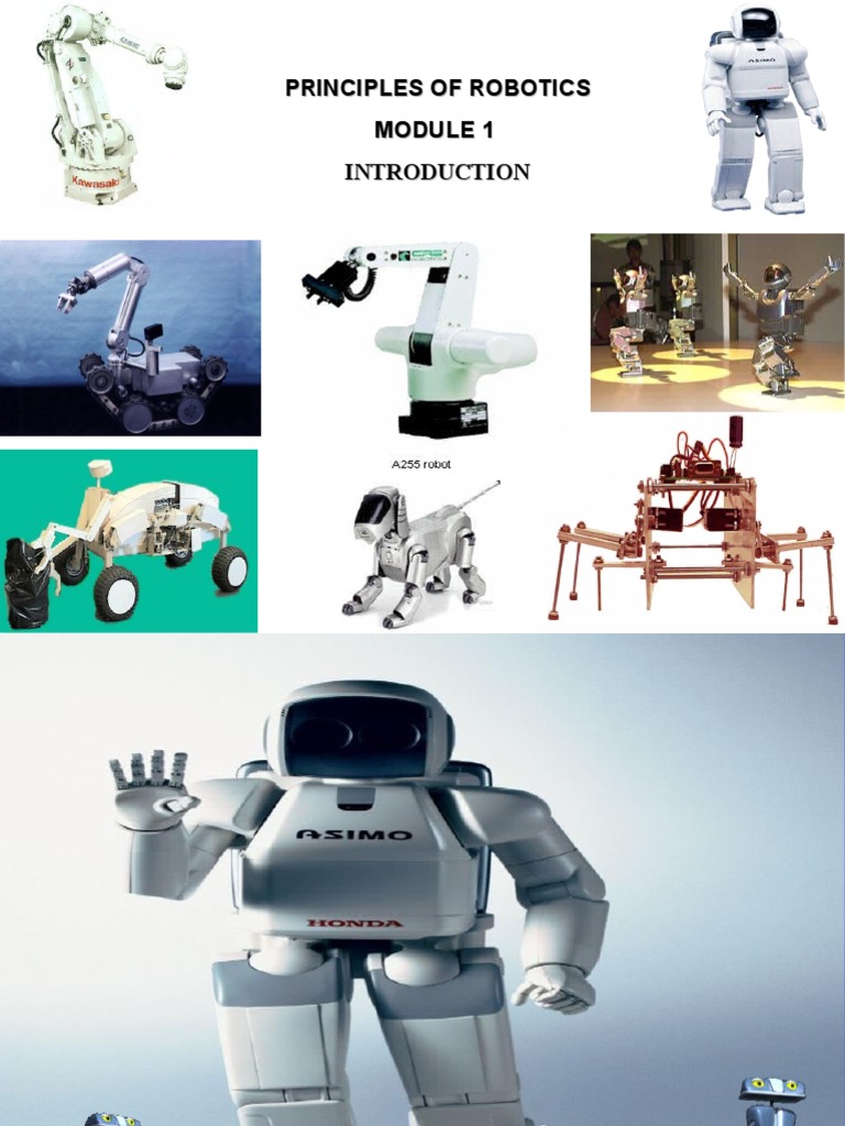 Principles of Robotics PDF Robot Robotics