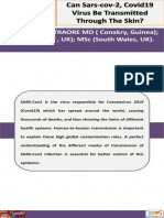 Can Sars-Cov-2, Covid19 Virus Be Transmitted Through The Skin_