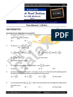 Black Board Problems For JEE Advanced Set-9