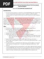 1 - SOP For Safety Arrangement For Road Stud Activity