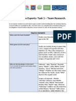 Introduction To Esports Induction Worksheet